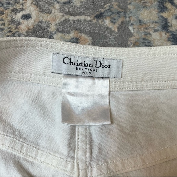 Dior White Pants Cropped (see measurements) - Picture 2 of 6